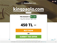 Tablet Screenshot of kingpaolo.com